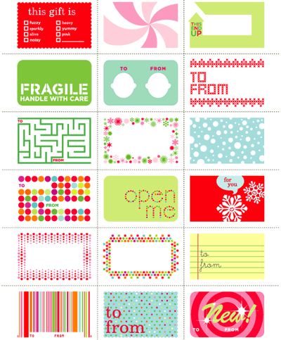  Labels on Free Christmas Gift Tags And Labels   Skip To My Lou