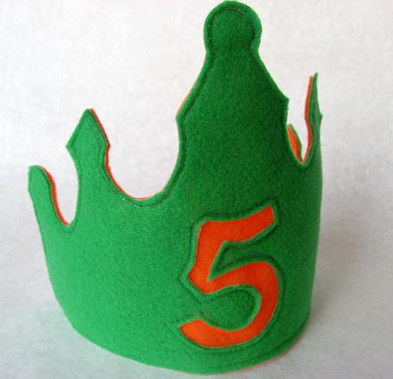 Childrenbirthday Party Places on Template For Kids Party Crown