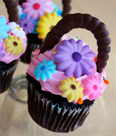 Basket Cupcake 375