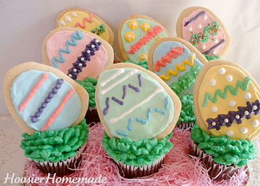Easter Egg Cupcakes