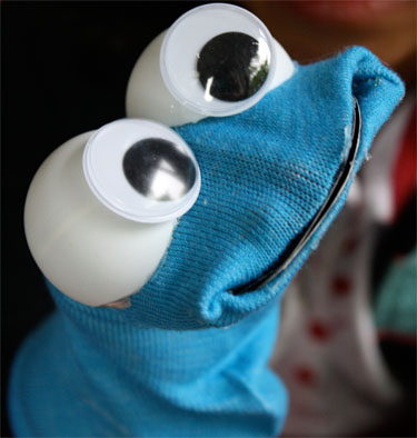 Cookie Monster Puppet 2