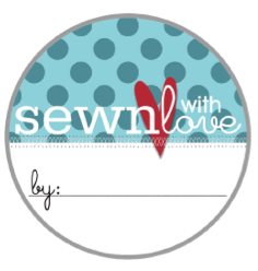Sewn with Love free printable gift tag