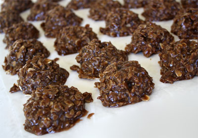 What is a recipe for no-bake cookies?