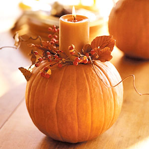 pumpkin centerpiece