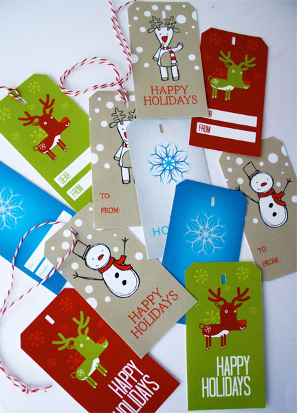 Free printable Christmas Gift Tags