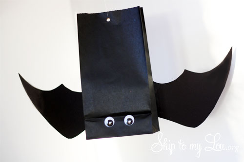 hanging bat party favor bag