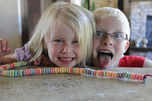 fruit loop necklace