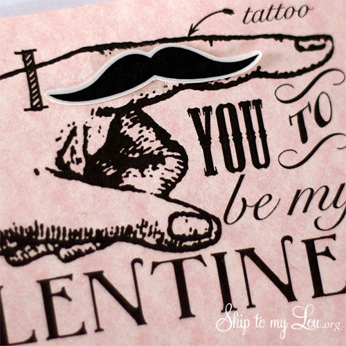 mustache classroom valentines