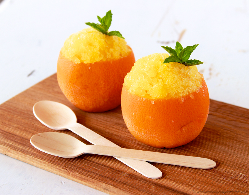 Healthy Orange Granitas by www.whatscookingwithruthie.com