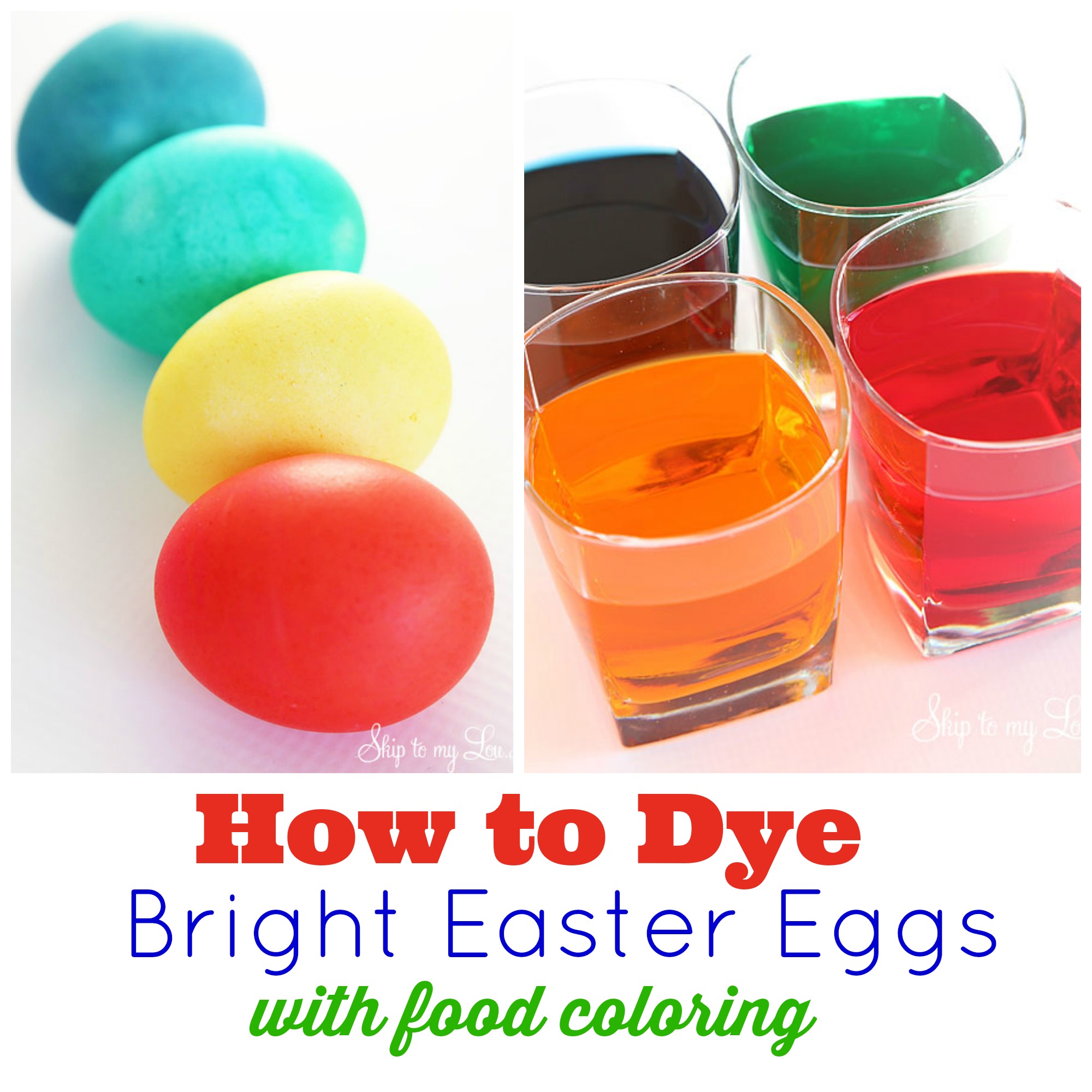 how to dye easter eggs with food coloring and vinegar