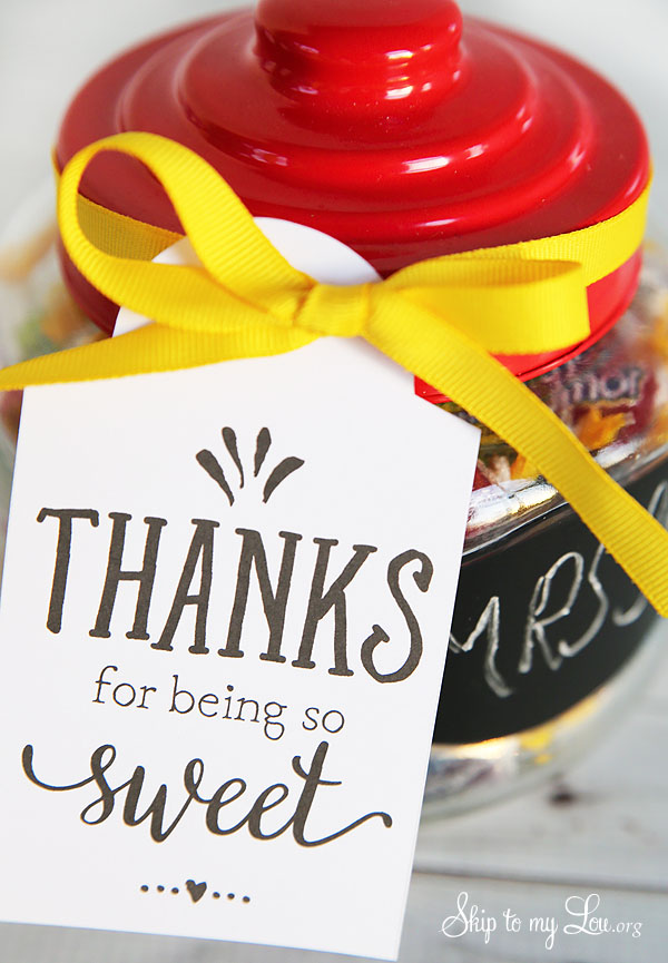 Thanks For Being So Sweet Free Printable