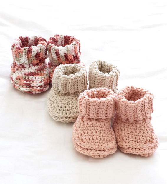 25 Cutest Free Crochet Baby Bootie Patterns