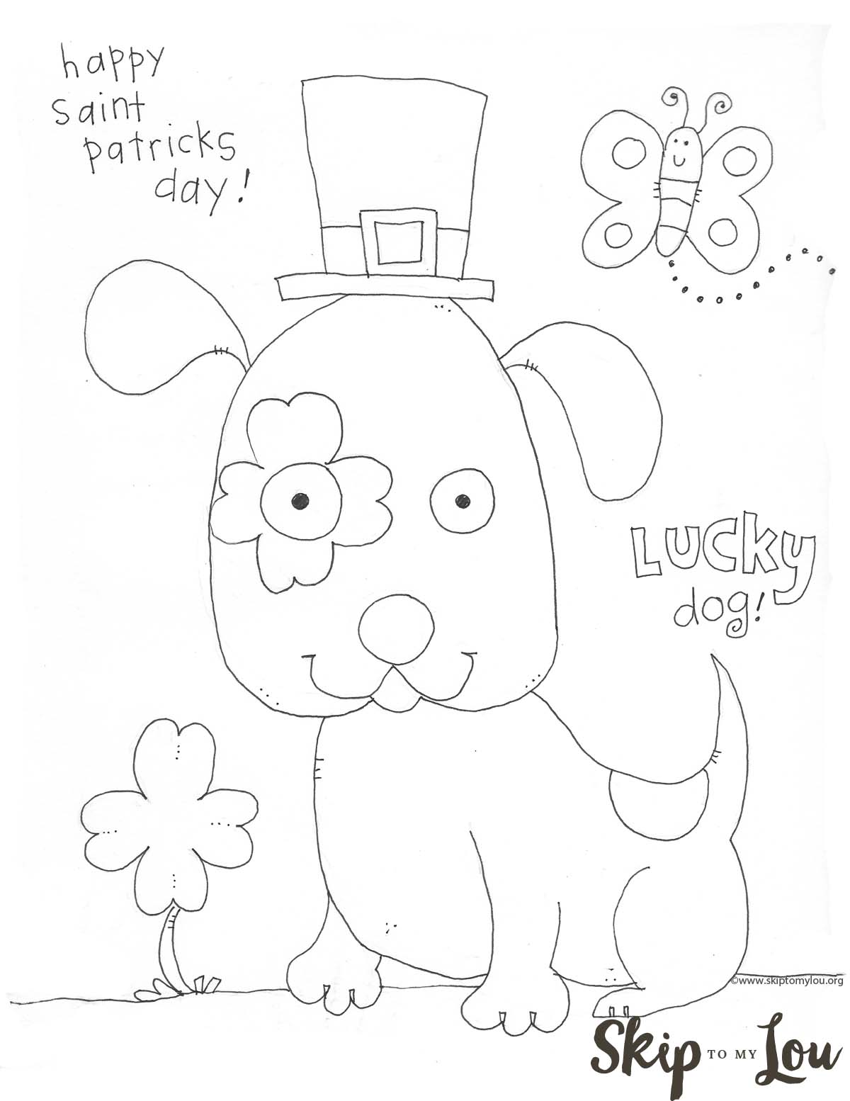 saint patricks day coloring pages preschool - photo #1