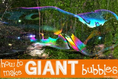 How to make giant bubbles | Design Dazzle