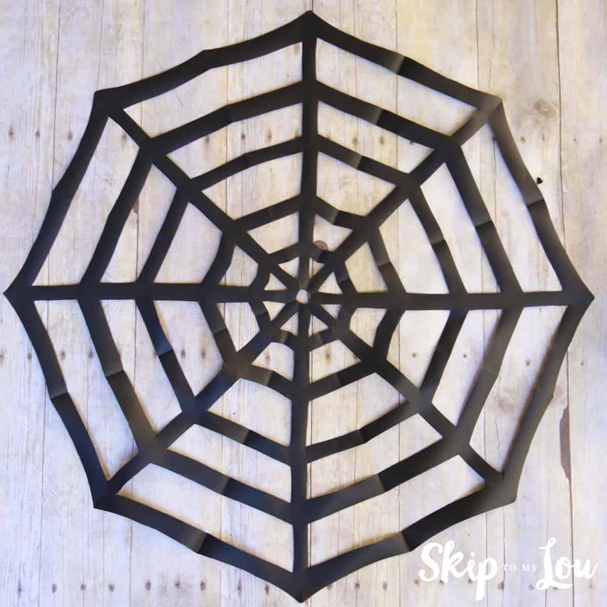 Paper Spider Web Template