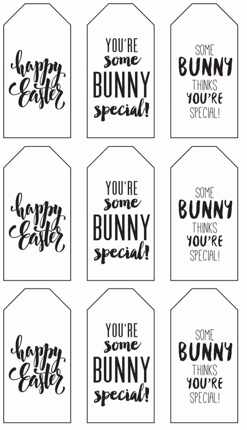 Printable Little Easter Gift Tags Make Cute Favors!
