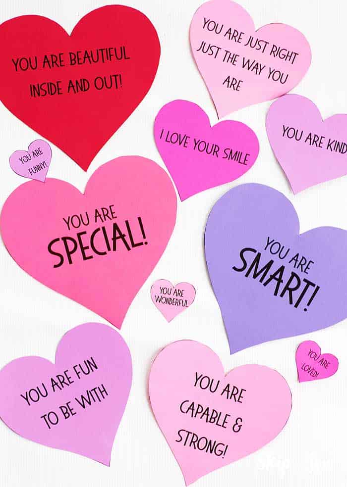 Valentine Heart Attack Idea with free printable heart template
