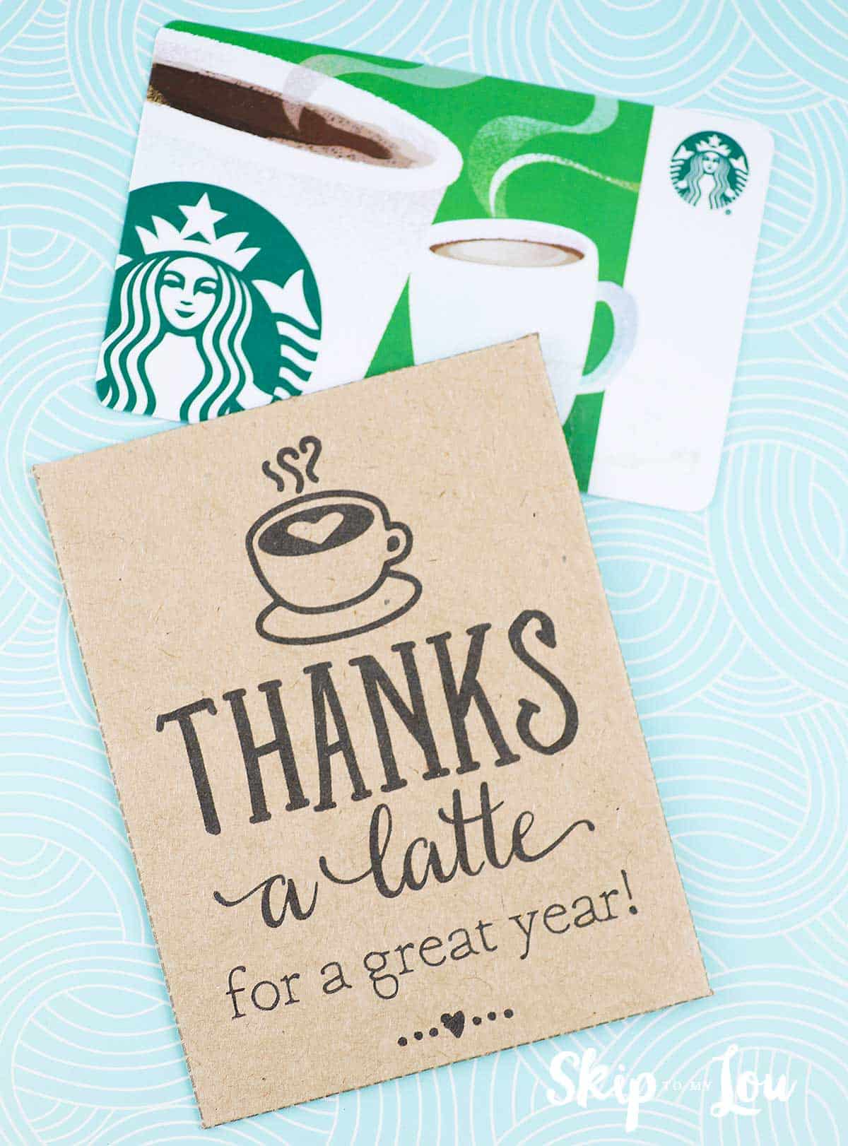 Thanks a latte! FREE Printable Gift Tags Skip To My Lou