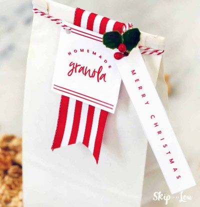 homemade granola gift