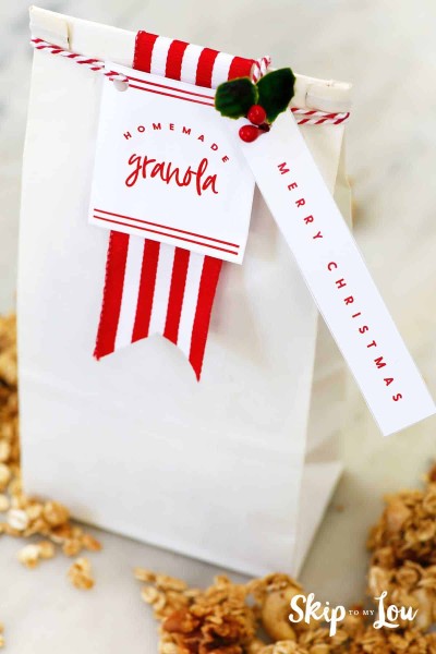 homemade granola packaging
