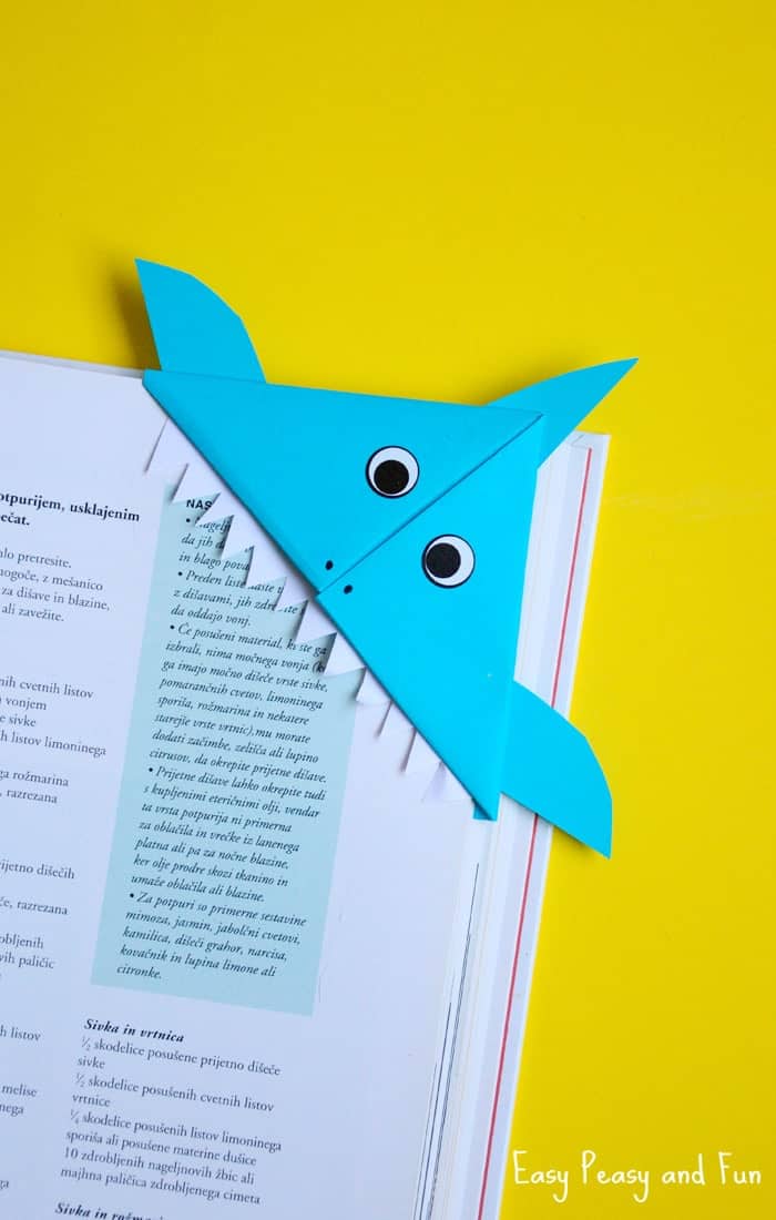 shark bookmark
