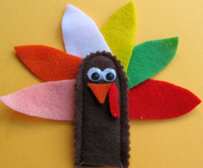 turkey finger puppet
