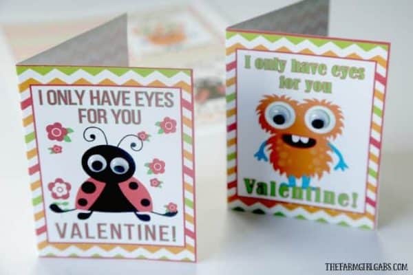 dady bug and monster i only have eyes for you valentine cards
