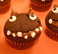 My Little Mochi's Monster Cupcakes