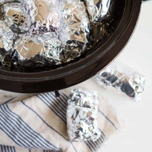how to make crock pot baked potatoes