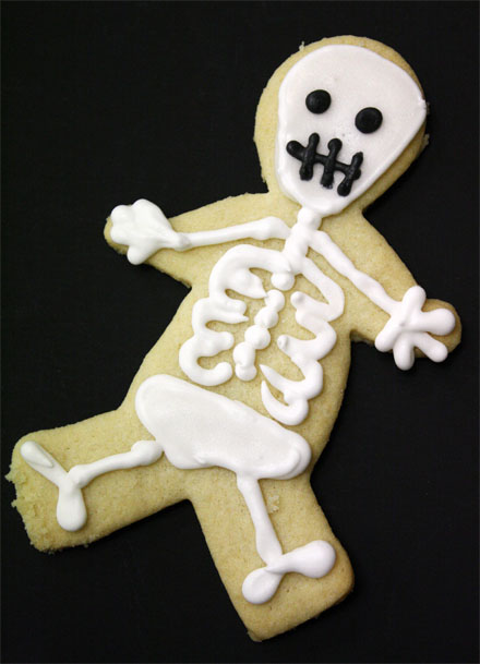 skeleton cookie 4 sugar cookies