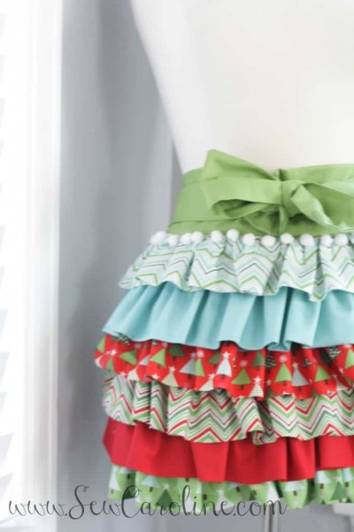 ruffly apron