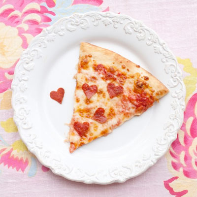 Valentine pizza