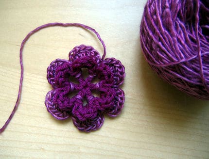 six pental flower tutorial
