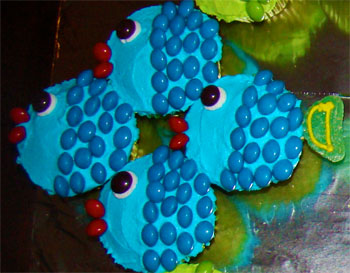 fish cupcakes