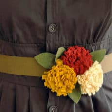 felt blooms