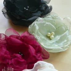 Organza Flower Tutorial