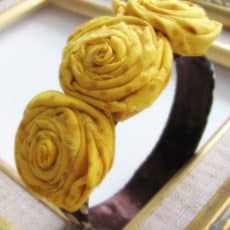 rolled rose bracelet tutorial