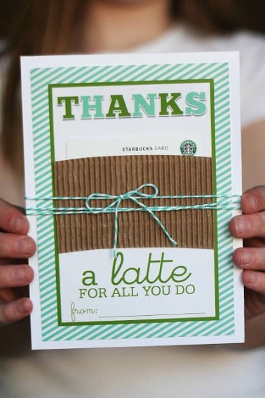 thanks a latte gift card for teachers