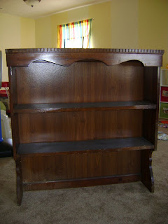 recycled hutch for dresser