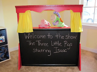 recycled puppet theater
