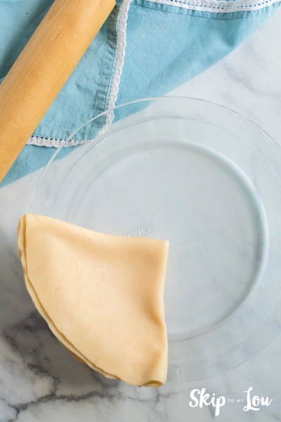 folded pie crust