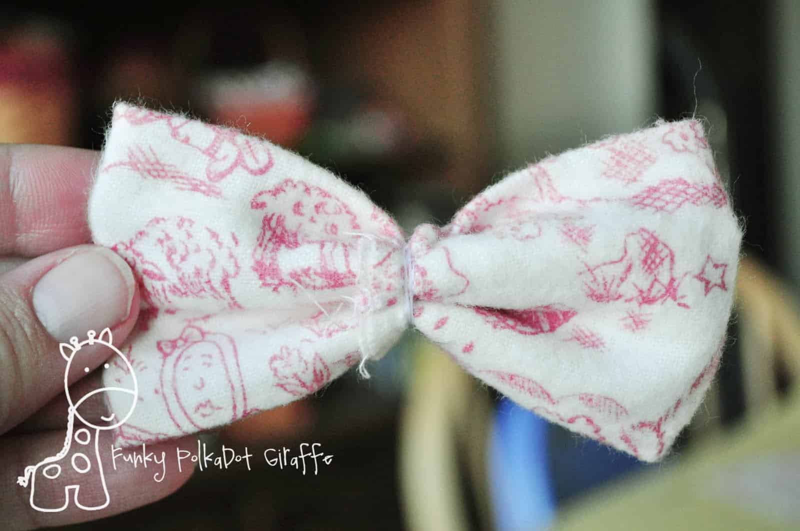 making the bow