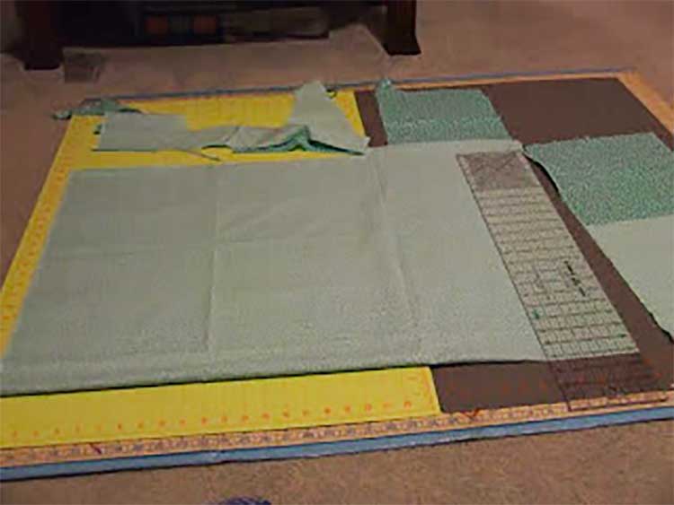 cut fabric for pillowcase dress