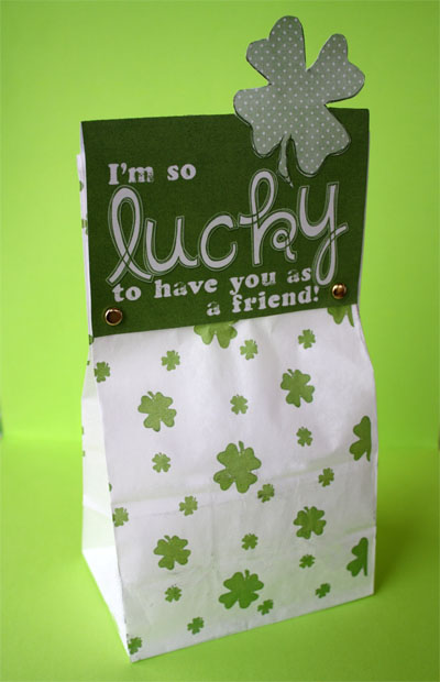 st patricks bag topper