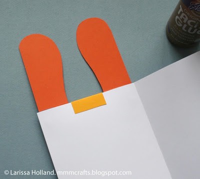 card glued together