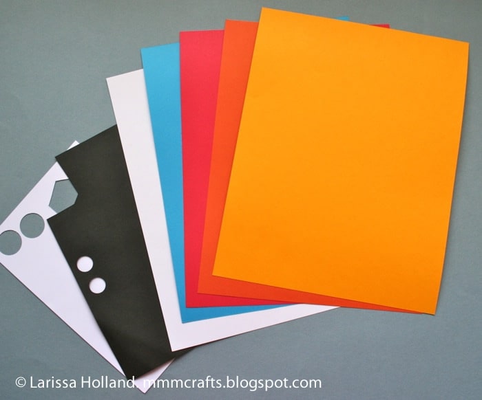 colored paper