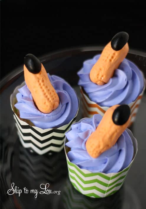 Witch Fingers Cupcakes