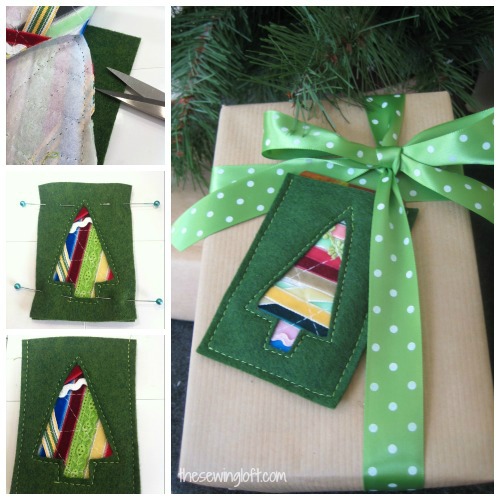 ribbon gift card holder by thesewingloft.com #diy #sewing #gift