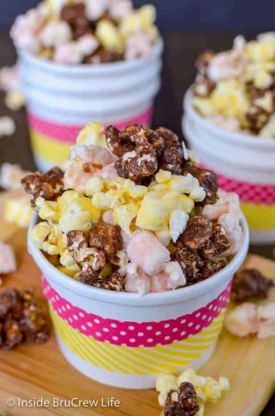 banana split flavored popcorn