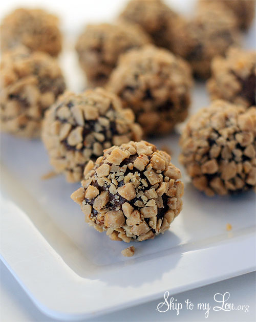 Chocolate Toffee Truffles